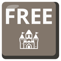 castle and FREE button