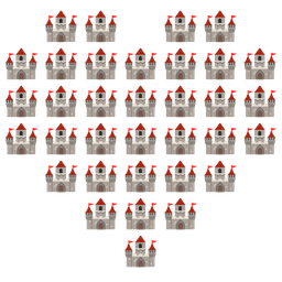 castle and heart suit