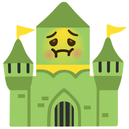 castle and nauseated face