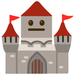 castle and neutral face