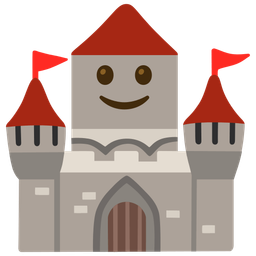 Castle and Slightly smiling face