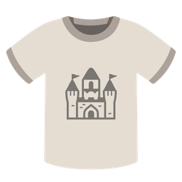 castle and t-shirt