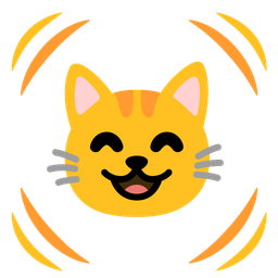 Cat face and Beating heart