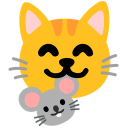 Cat face and Mouse face