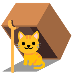 Cat face and Mouse trap