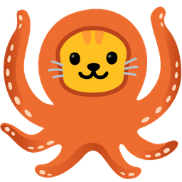 Cat face and Octopus