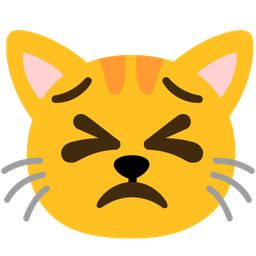 Cat face and Persevering face