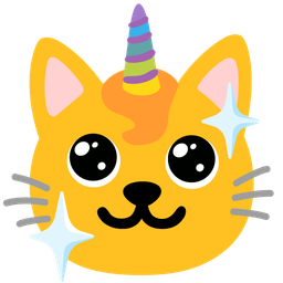 Cat face and Unicorn
