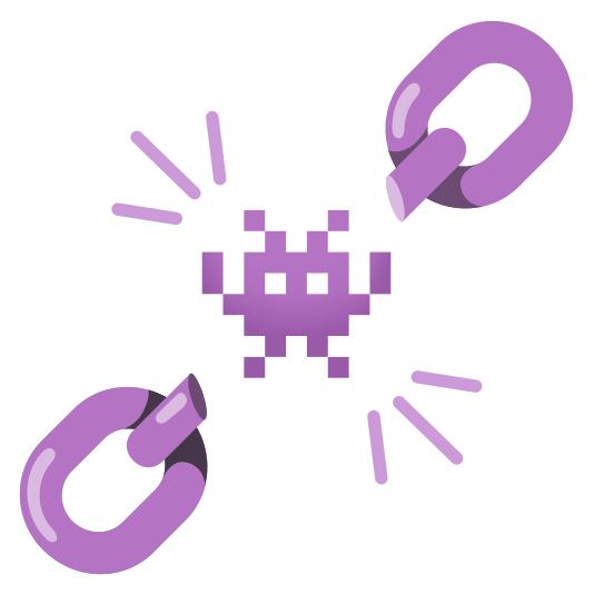 Chains and Alien monster