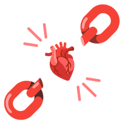 chains and anatomical heart