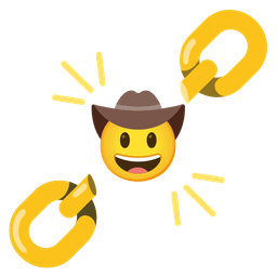 chains and cowboy hat face