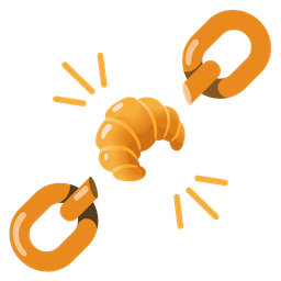 chains and croissant