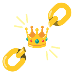 chains and crown