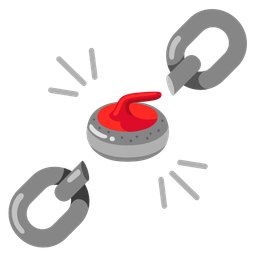 chains and curling stone