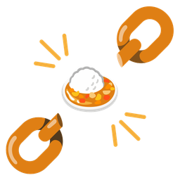 chains and curry rice