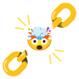 chains and exploding head