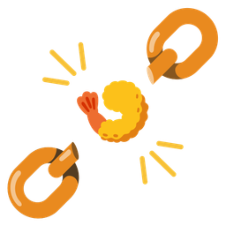 chains and fried shrimp