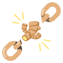 chains and ginger root