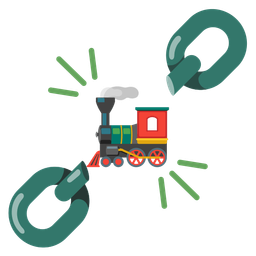 chains and locomotive