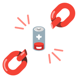 chains and low battery