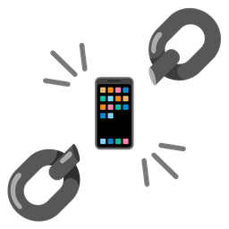 chains and mobile phone