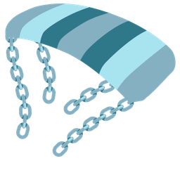 chains and parachute