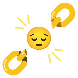 chains and pensive face