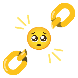 chains and pleading face