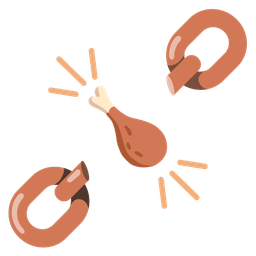 chains and poultry leg