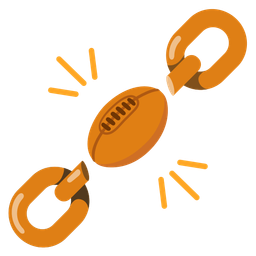 chains and rugby football