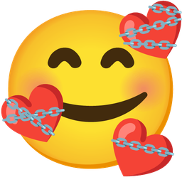 Chains and Smiling face with hearts