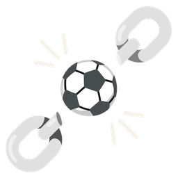 chains and soccer ball