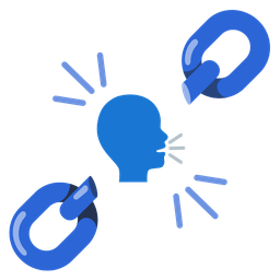 chains and speaking head