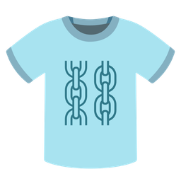 chains and t-shirt