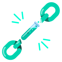 chains and test tube