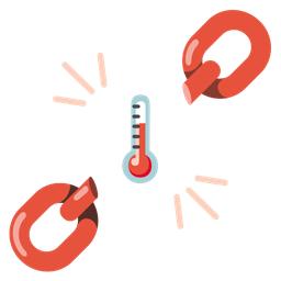 chains and thermometer