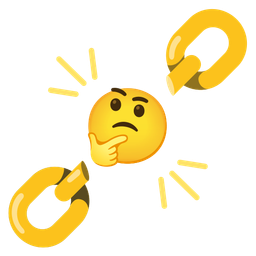 chains and thinking face