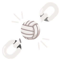 chains and volleyball