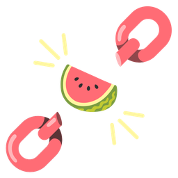 chains and watermelon