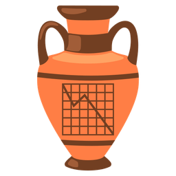 chart decreasing and amphora