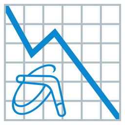 chart decreasing and boomerang
