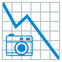 chart decreasing and camera