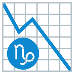 chart decreasing and Capricorn