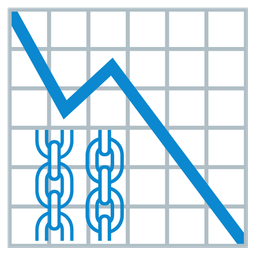 chart decreasing and chains