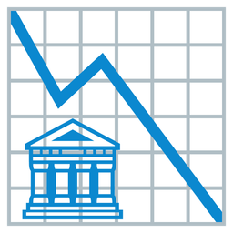 chart decreasing and classical building