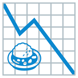 chart decreasing and curry rice