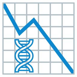 chart decreasing and dna