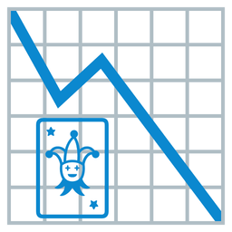 chart decreasing and joker