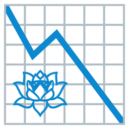 chart decreasing and lotus