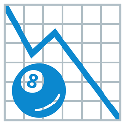 chart decreasing and pool 8 ball